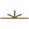 Ekena Millwork Richland Rough Sawn Timber Gable Bracket, Western Red Cedar, 96"W x 36"H x 2"D x 4"F, 9/12 Pitch GBW096X36X0204RIC00RWR - alternate 3